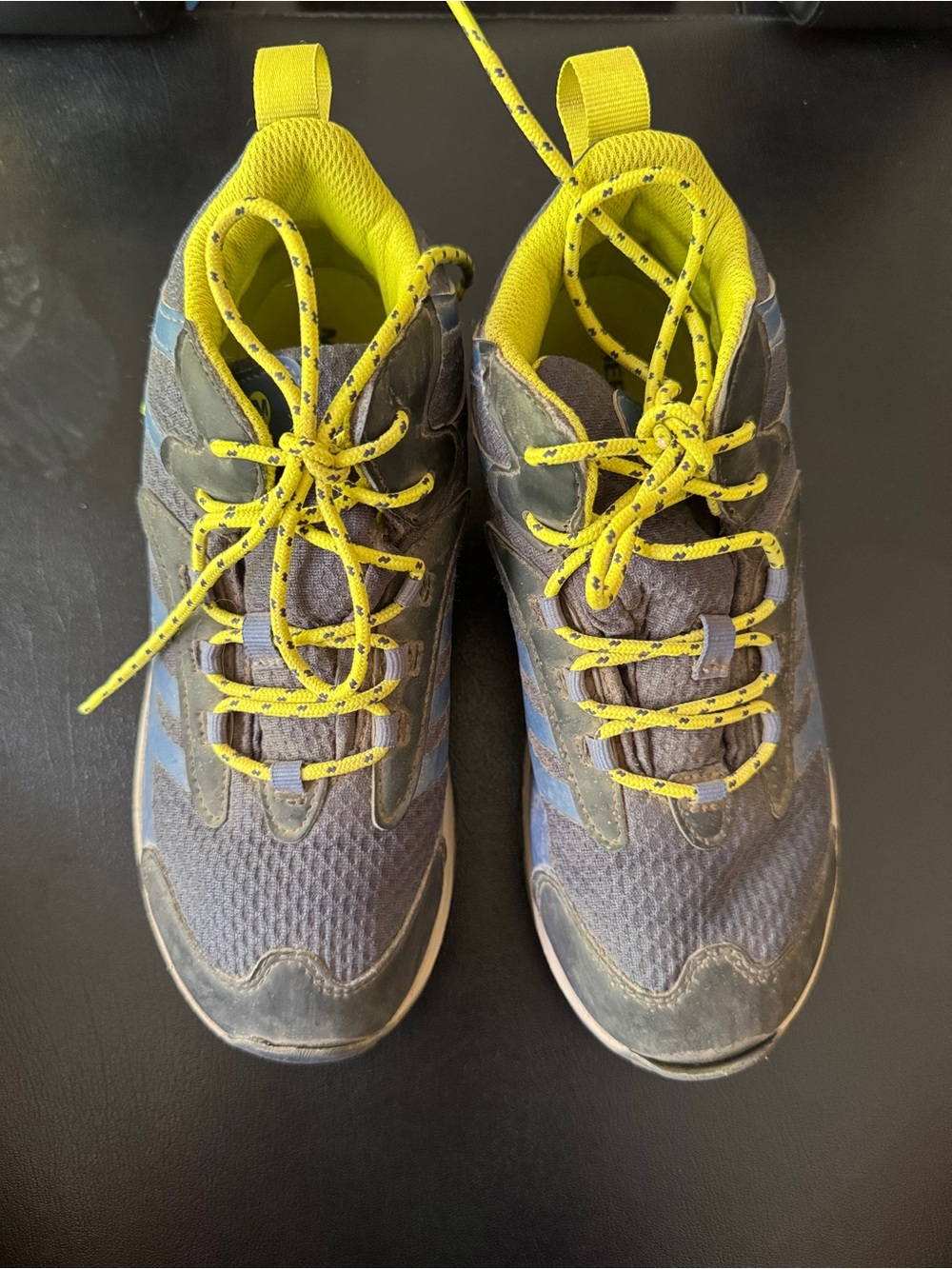 Merrell Kids Blue and Yellow Waterproof Hiking Shoes